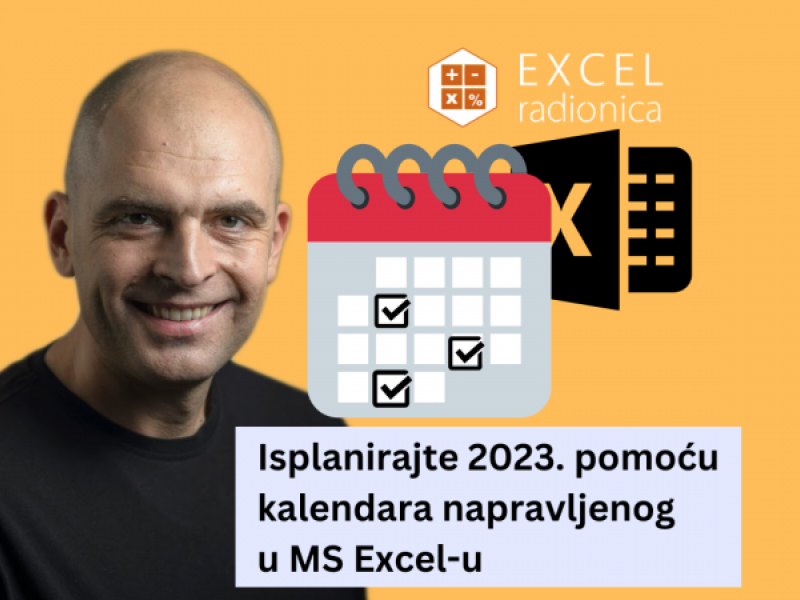 Isplanirajte 2023. pomoću kalendara napravljenog u MS Excel-u
